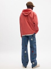 Gap Blue Unisex Sean Wotherspoon Washwell Embroidered Denim Carpenter Jeans - Image 2 of 4