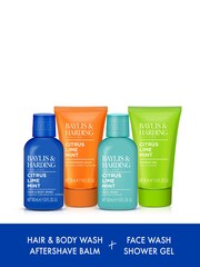 Baylis & Harding Citrus, Lime   Mint Mens Refreshing Travel  Essentials Gift Set - Image 2 of 4