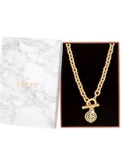 Lipsy Jewellery Gold Evil Eye Charm Necklace - Image 2 of 2