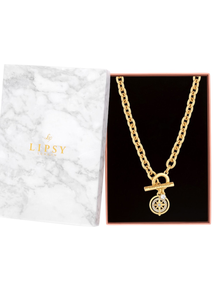 Lipsy Jewellery Gold Evil Eye Charm Necklace - Image 2 of 2
