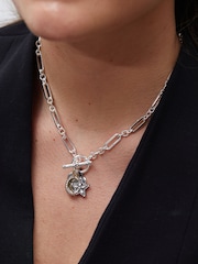 Lipsy Jewellery Black Meaningful Charm Necklace - Gift Boxed - Image 3 of 3