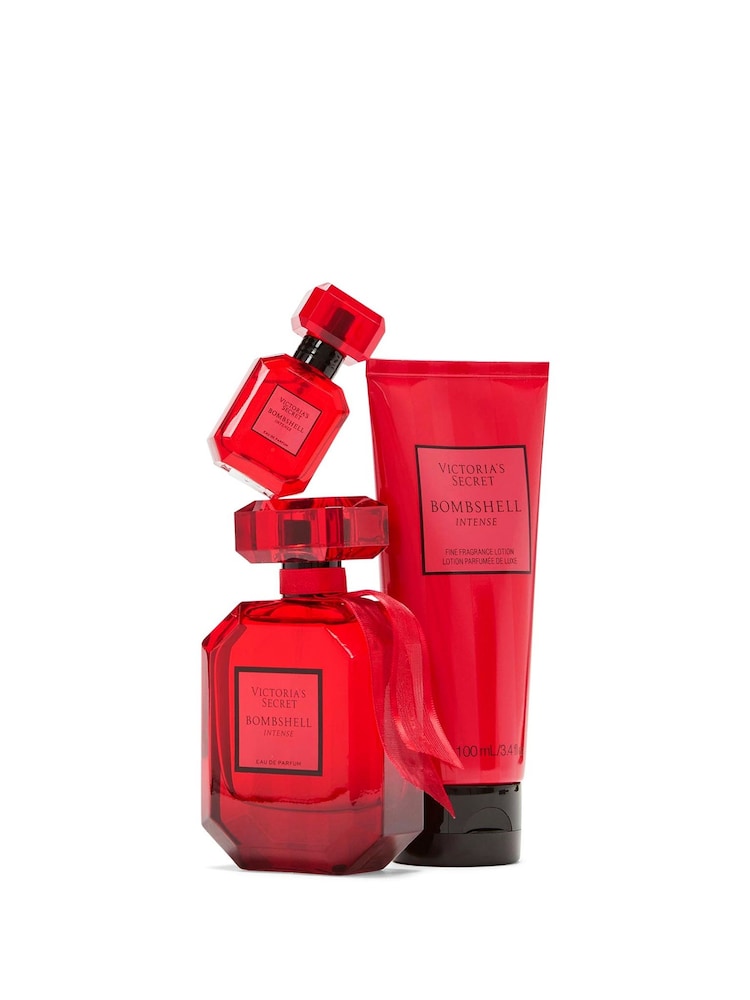 Victoria's Secret Bombshell Intense Perfume 3 Piece Fragrance Gift Set - Image 3 of 3