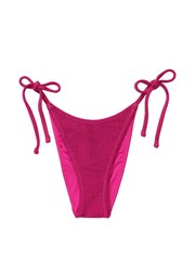 Victoria's Secret Forever Pink Brazilian Shimmer Swim Bikini Bottom - Image 3 of 4