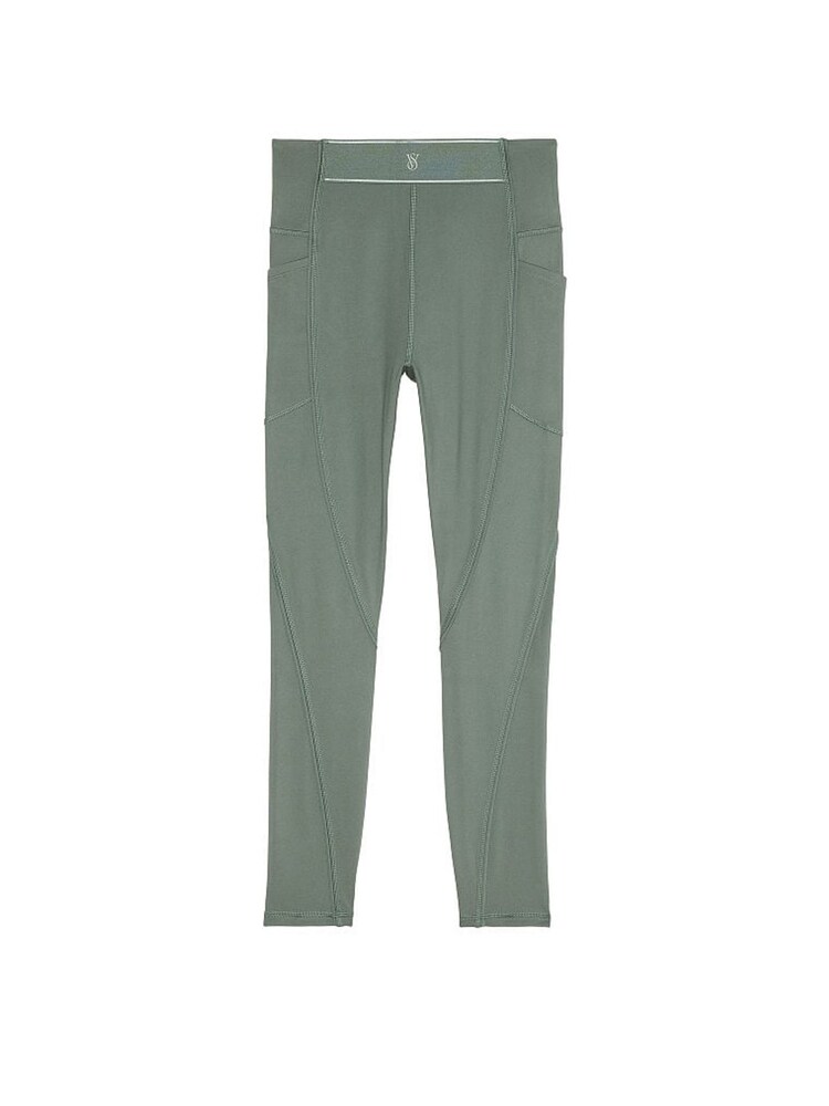 Victoria's Secret Faded Sage Green Essential Fine Line Legging - Image 3 of 3 Victoria's Secret Faded Sage Green Essential Fine Line Legging - Image 3 of 3