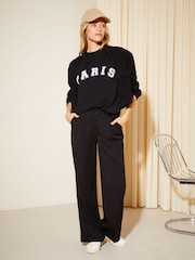 Friends Like These Black Round Neck Logo T-Shirt - Image 2 of 4