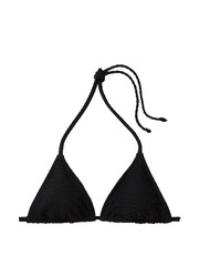 Victoria's Secret Black Fishnet Triangle Swim Bikini Top - Image 3 of 3