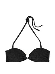 Victoria's Secret Nero Black Strapless Shimmer Swim Bikini Top - Image 3 of 3