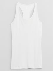 Gap White Ribbed Support Vest - Image 3 of 4