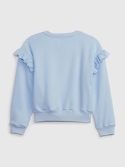 Gap Blue Disney Reversible Sequin Graphic Crew Neck Sweatshirt (4-13yrs) - Image 2 of 3