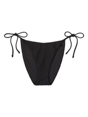 Victoria's Secret Black Fishnet Tie Side High Leg Swim Bikini Bottom - Image 3 of 4