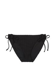 Victoria's Secret Black Fishnet Tie Side Swim Bikini Bottom - Image 3 of 3