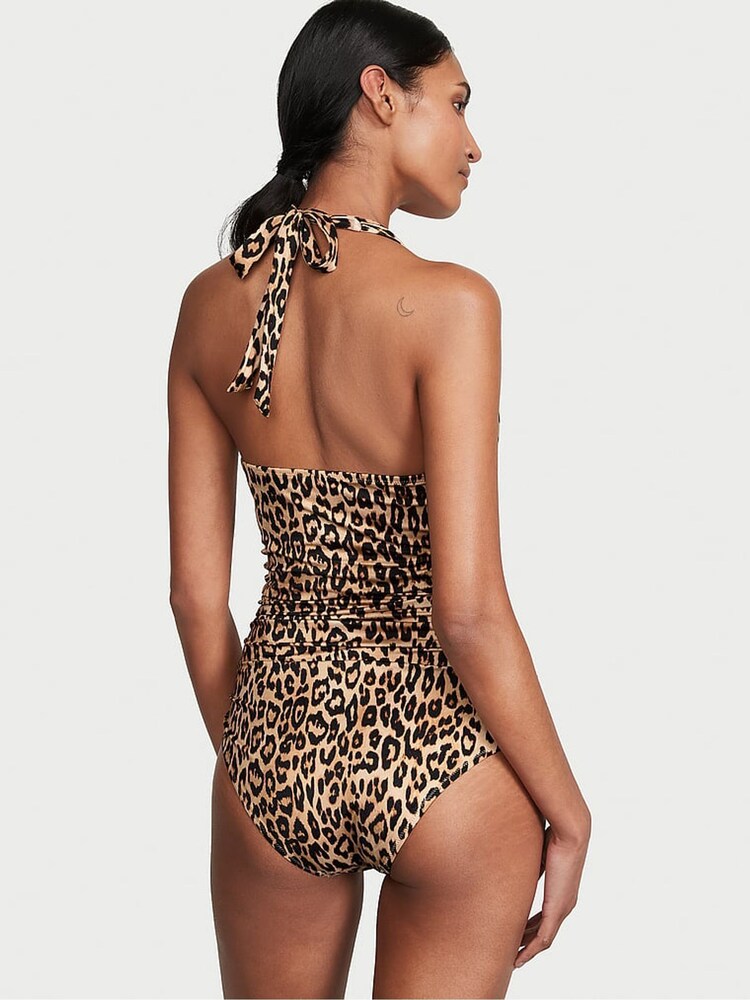 Victoria's Secret Brown Leopard One Piece Swimsuit - Image 2 of 3