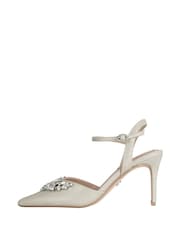 Lipsy Bloom Embellished Trim Mid Heeled Court Shoe - Изображение 5 из 5