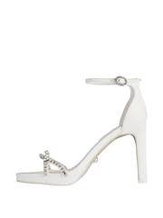 Lipsy White Promise Bridal Platform Heeled Wedding Sandal - Image 5 of 5
