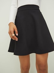 Friends Like These Black Petite Jersey A Line Flowy Mini Skirt - Image 4 of 4