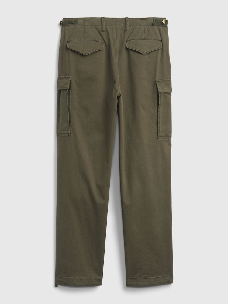 Gap Green Relaxed Utility Cargo Trousers - Image 7 of 7