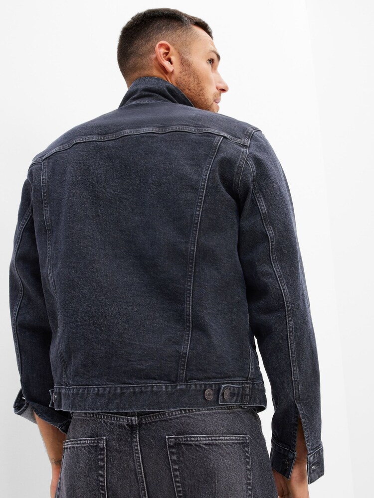 Gap Black Icon Denim Jacket - Image 2 of 4