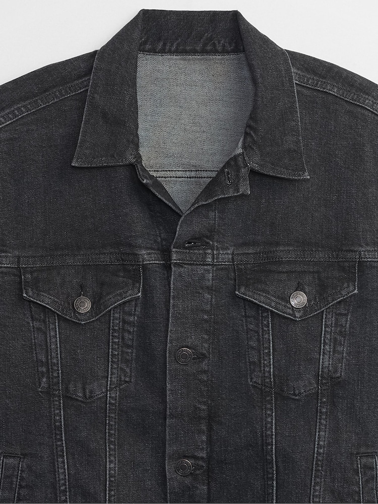 Gap Black Icon Denim Jacket - Image 4 of 4