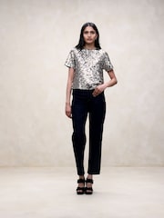 Banana Republic Gold Alina Sequin Top - Image 4 of 5