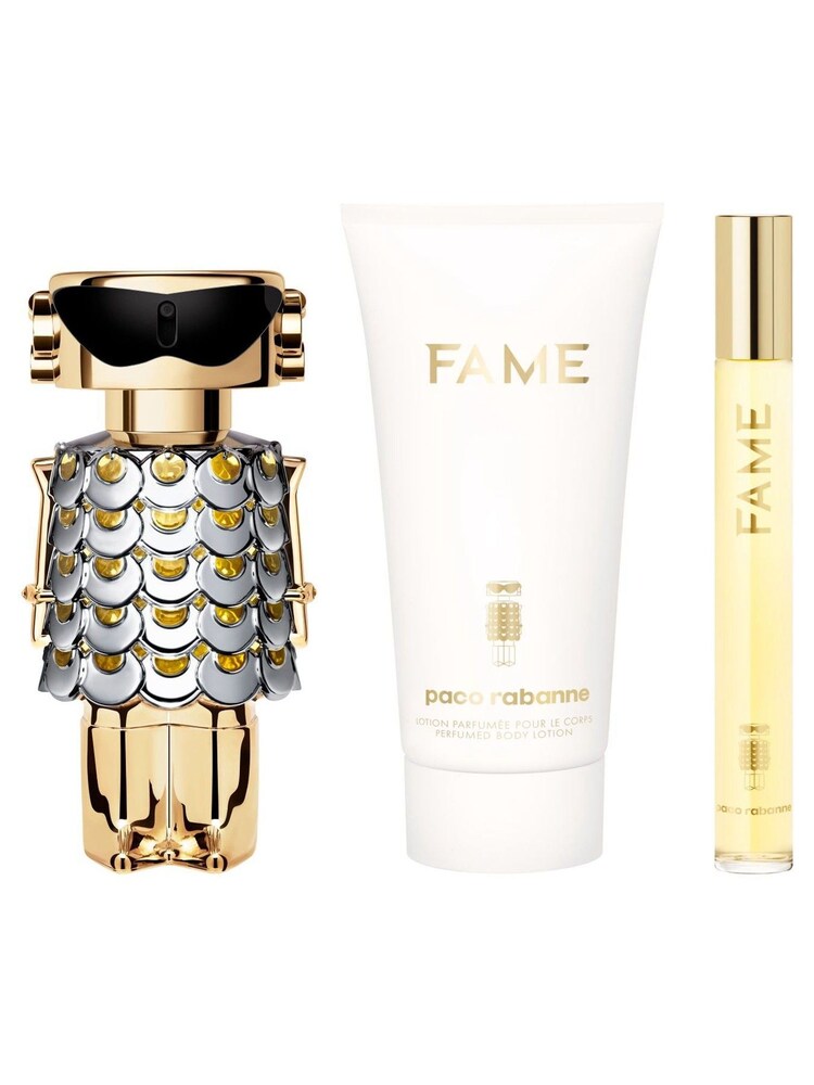 Rabanne Fame Eau De Parfum 50ml, Body Lotion 75ml, Spray 10ml Gift Set (Worth £124) - Image 2 of 2