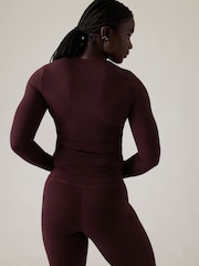 Athleta Purple Transcend Wrap Top - Image 2 of 5