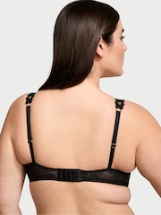 Victoria's Secret Black Push Up Eyelet Lace Bra - Image 2 of 4