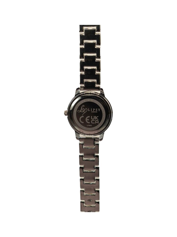 Lipsy Multi Mixed Metal Diamante Watch - Image 3 of 3