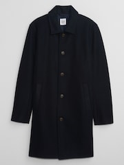 Gap Blue Relaxed Longline Topcoat - Image 3 of 3