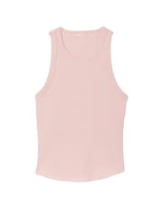 Victoria's Secret PINK Wanna Be Pink High Neck Shrunken Rib Tank Top - Image 3 of 3