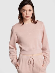 Victoria's Secret PINK Wanna Be Pink Fleece Crewneck Sweatshirt - Image 1 of 3
