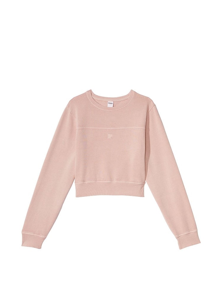 Victoria's Secret PINK Wanna Be Pink Fleece Crewneck Sweatshirt - Image 3 of 3
