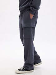 Gap Blue Heavyweight Cargo Sweat Trousers - Image 3 of 4