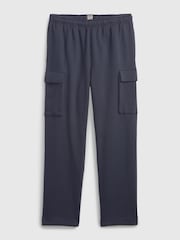 Gap Blue Heavyweight Cargo Sweat Trousers - Image 4 of 4