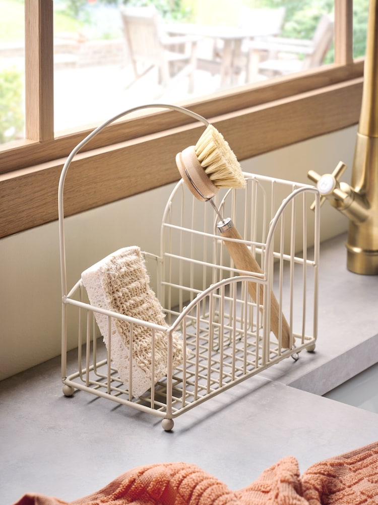Cream Alina Sink Caddy - Image 1 of 3