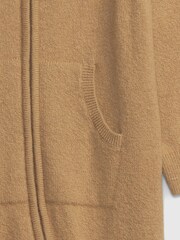 Gap Brown CashSoft Long Sleeve Baby Sleepsuit & Matching Hat - Image 4 of 4