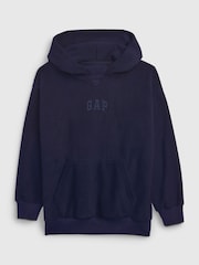 Gap Blue Mini Logo Pullover Hoodie - Image 1 of 1
