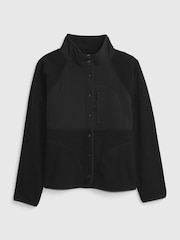 Gap Black Arctic Fleece Slim Fit Jacket - Image 4 of 4
