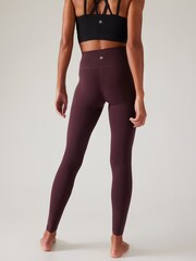 Athleta Burgundy Transcend Stash Leggings - Image 2 of 5