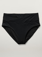 Athleta Black High Waist Crossover Bikini Bottoms - Image 5 of 5