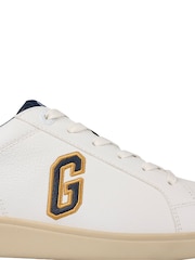 Gap White, Yellow and Navy Seattle Low Top G Trainers - Image 4 of 6
