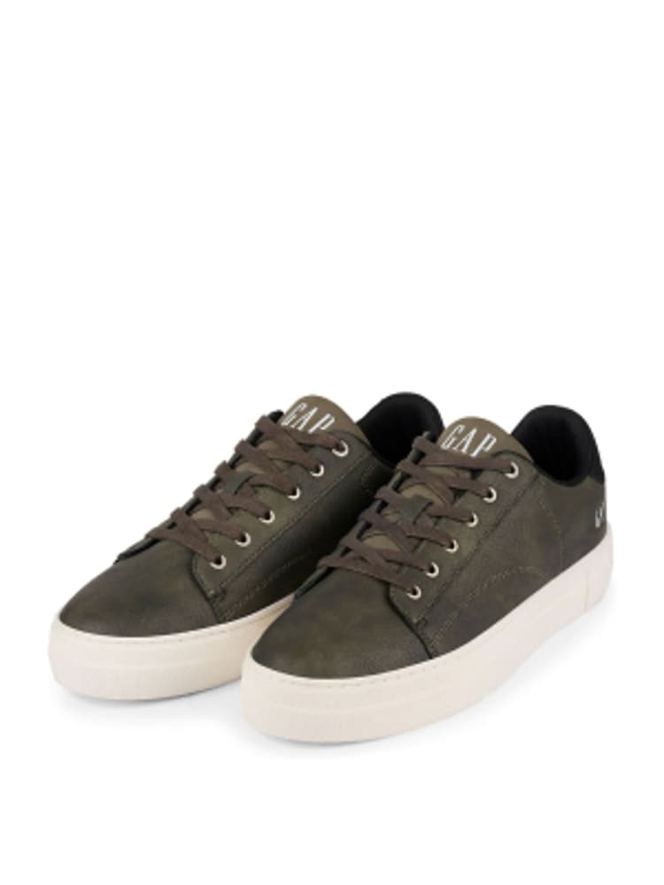 Gap Khaki Green Portland Low Top Trainers - Image 1 of 5