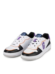 Gap White, Purple and Black Boston Low Top Trainers - Image 1 of 8