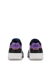 Gap White, Purple and Black Boston Low Top Trainers - Image 2 of 8