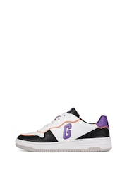 Gap White, Purple and Black Boston Low Top Trainers - Image 3 of 8