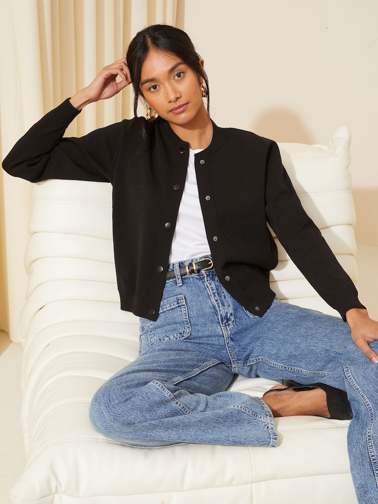Friends Like These Pletena jopica Bomber Cardigan - Slika 2 iz 4