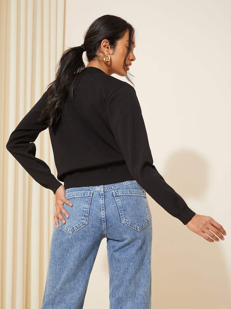 Friends Like These Pletena jopica Bomber Cardigan - Slika 4 iz 4