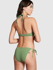Victoria's Secret PINK Wild Grass Green Tie Side Bikini Bottom - Image 2 of 3