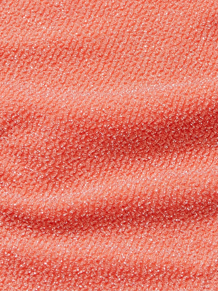 Victoria's Secret PINK Deep Coral Orange High Waisted Bikini Bottom - Image 4 of 4