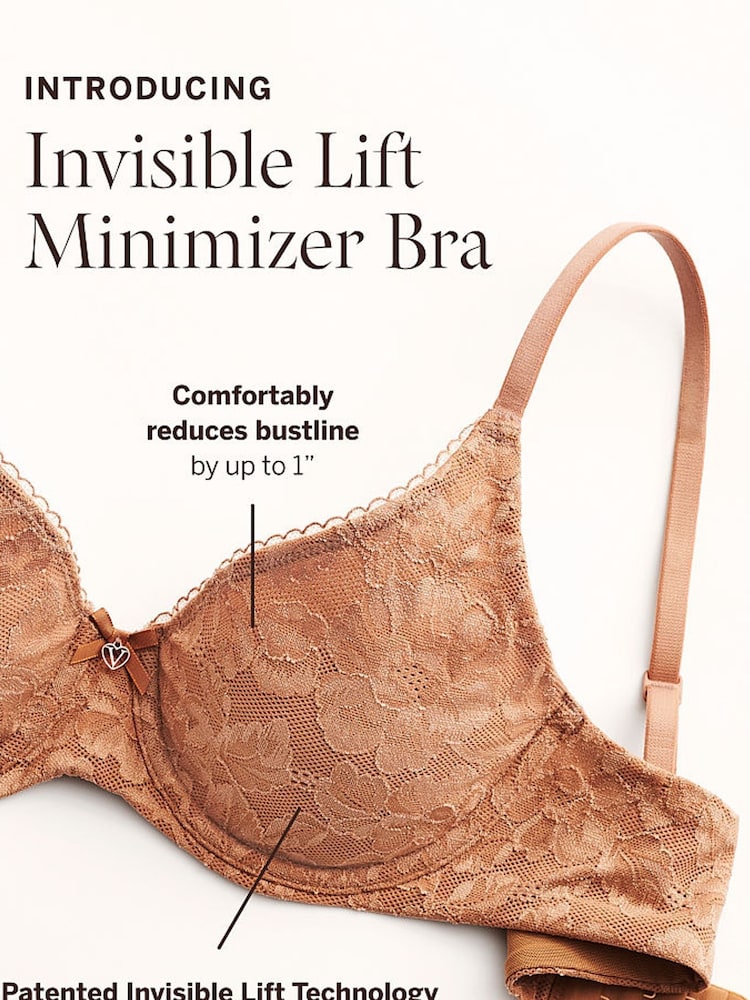 Victoria's Secret Ganache Nude Minimiser Invisible Lift Bra - Image 5 of 5