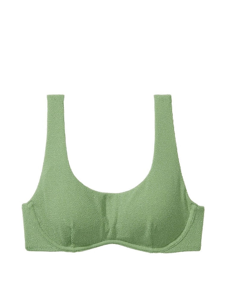 Victoria's Secret PINK Wild Grass Green Padded Bikini Top - Image 3 of 3